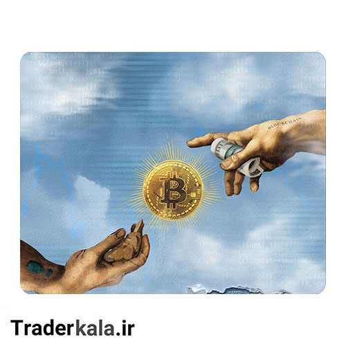 ماوس پد طرح بیت کوین کدMP1064