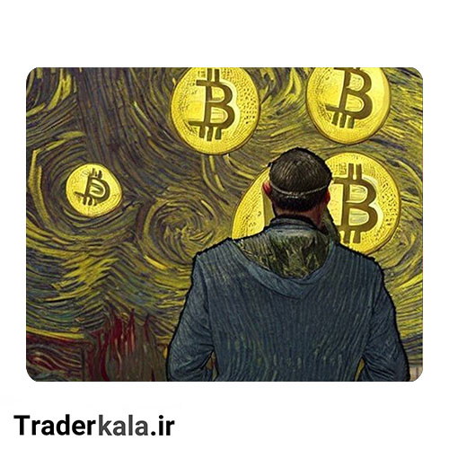 ماوس پد طرح بیت کوین کدMP1068