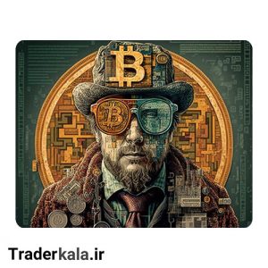 ماوس پد طرح بیت کوین کدMP1074