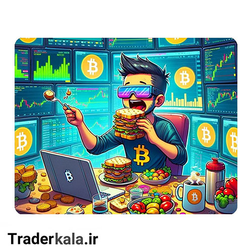 ماوس پد طرح بیت کوین کدMP1095