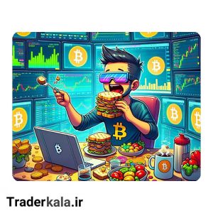 ماوس پد طرح بیت کوین کدMP1095