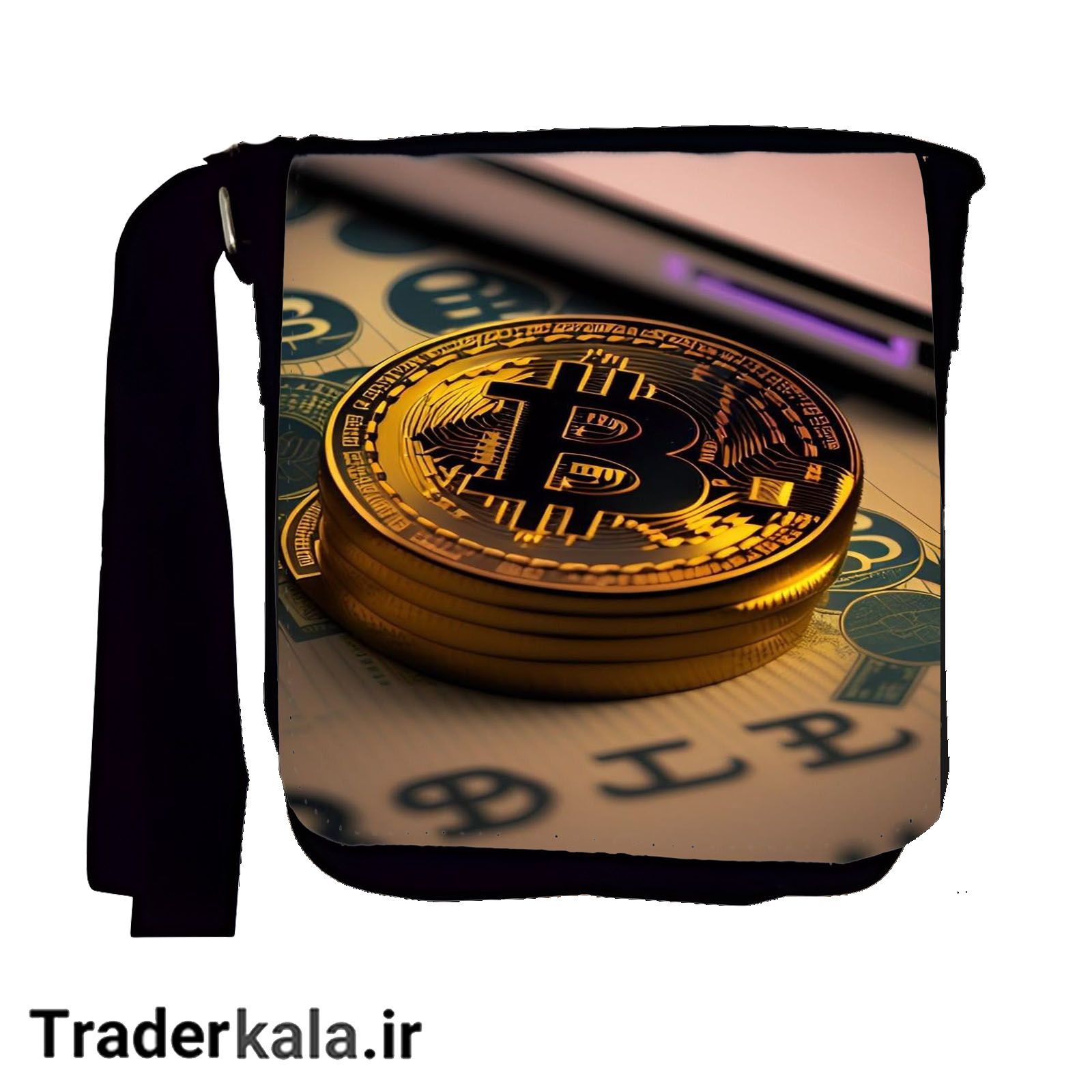 کیف رودوشی طرح بیت کوین کدKF1065