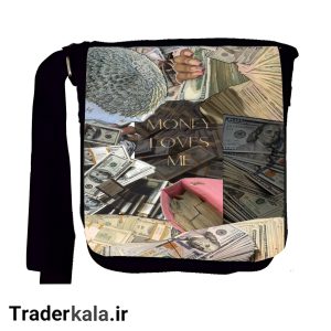 کیف رودوشی طرح پول کدKF1033