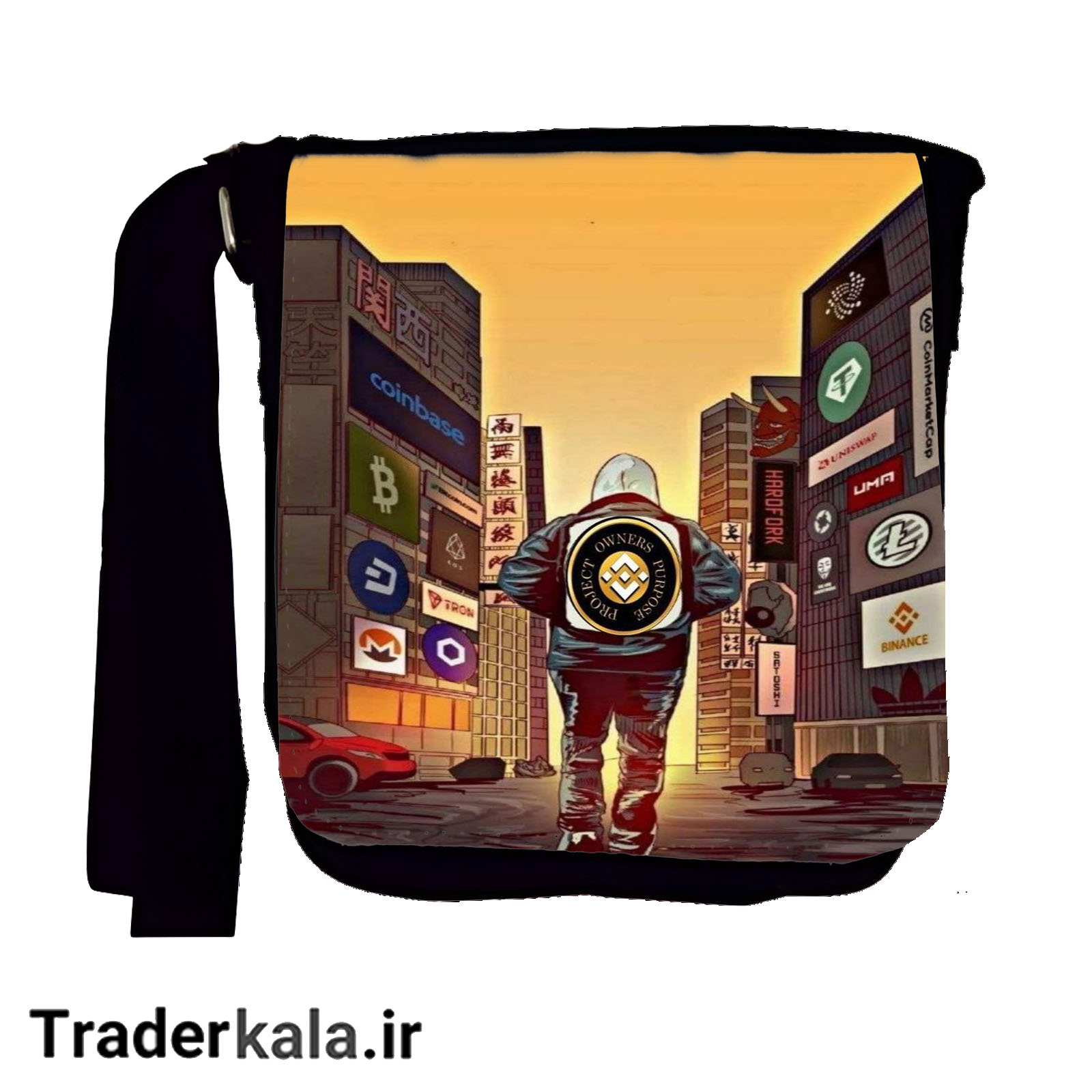 کیف رودوشی طرح ارزدیجیتال کدKF1138
