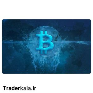 ماوس پد مخصوص بازی طرح بیت کوین کد MPB1101