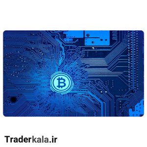 ماوس پد مخصوص بازی طرح بیت کوین کد MPB1103