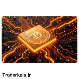 ماوس پد مخصوص بازی طرح بیت کوین کد MPB1107