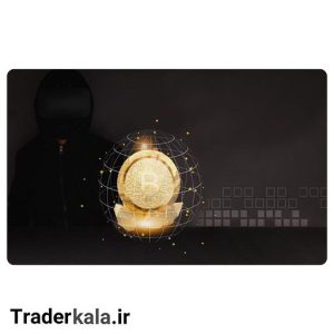 ماوس پد مخصوص بازی طرح بیت کوین کد MPB1108