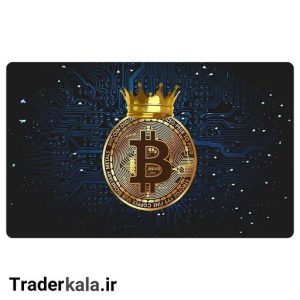 ماوس پد مخصوص بازی طرح بیت کوین کد MPB1055