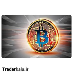 ماوس پد مخصوص بازی طرح بیت کوین کد MPB1003