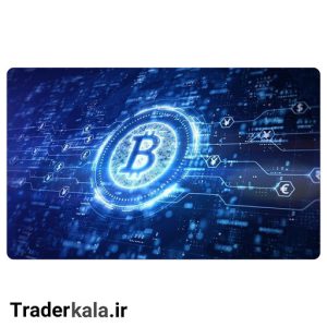 ماوس پد مخصوص بازی طرح بیت کوین کد MPB1063