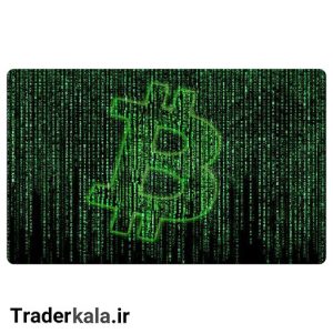 ماوس پد مخصوص بازی طرح بیت کوین کد MPB1065