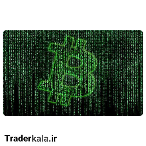 ماوس پد مخصوص بازی طرح بیت کوین کد MPB1065