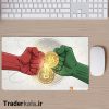 ماوس پد مخصوص بازی طرح بیت کوین کد MPB1007