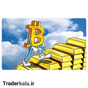 ماوس پد مخصوص بازی طرح بیت کوین کد MPB1068