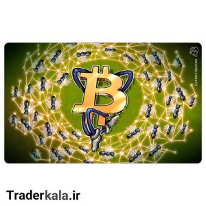 ماوس پد مخصوص بازی طرح بیت کوین کد MPB1069