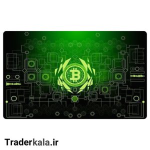 ماوس پد مخصوص بازی طرح بیت کوین کد MPB1074