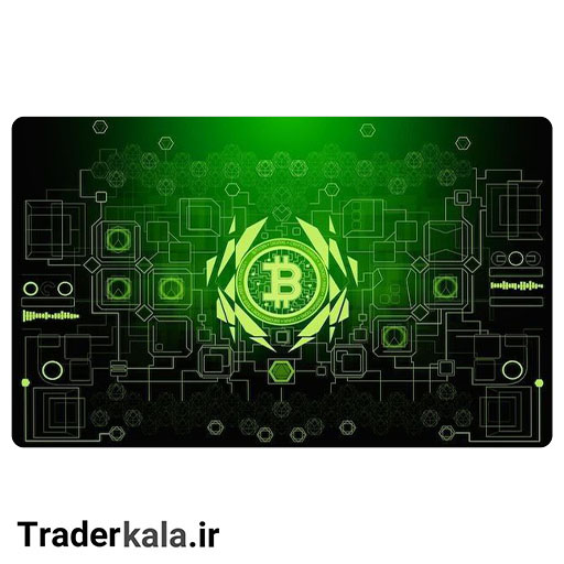 ماوس پد مخصوص بازی طرح بیت کوین کد MPB1074