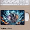 ماوس پد مخصوص بازی طرح بیت کوین کد MPB1044