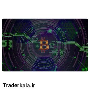 ماوس پد مخصوص بازی طرح بیت کوین کد MPB1084