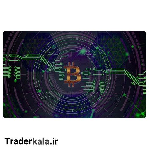 ماوس پد مخصوص بازی طرح بیت کوین کد MPB1084
