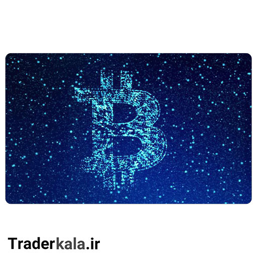 ماوس پد مخصوص بازی طرح بیت کوین کد MPB1135