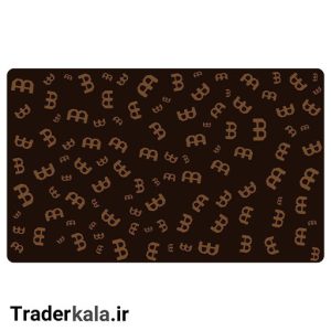 ماوس پد مخصوص بازی طرح بیت کوین کد MPB1137