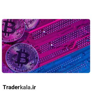 ماوس پد مخصوص بازی طرح بیت کوین کد MPB1130