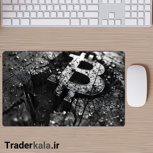 ماوس پد مخصوص بازی طرح بیت کوین کد MPB1116