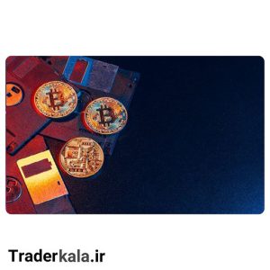 ماوس پد مخصوص بازی طرح بیت کوین کد MPB1117