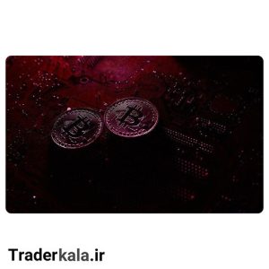 ماوس پد مخصوص بازی طرح بیت کوین کد MPB1122