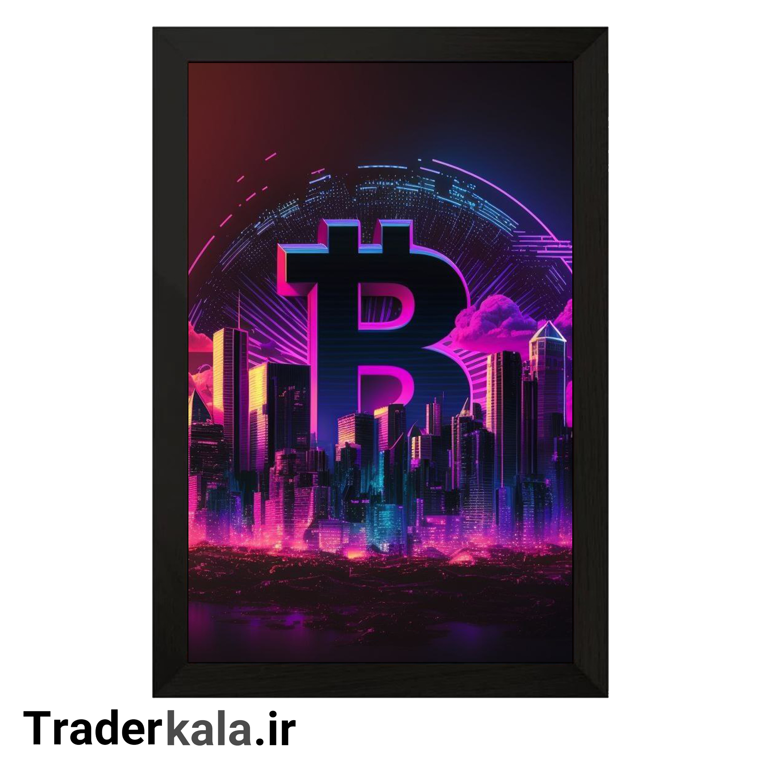 تابلو تریدرکالا طرح بیت کوین کد T1026