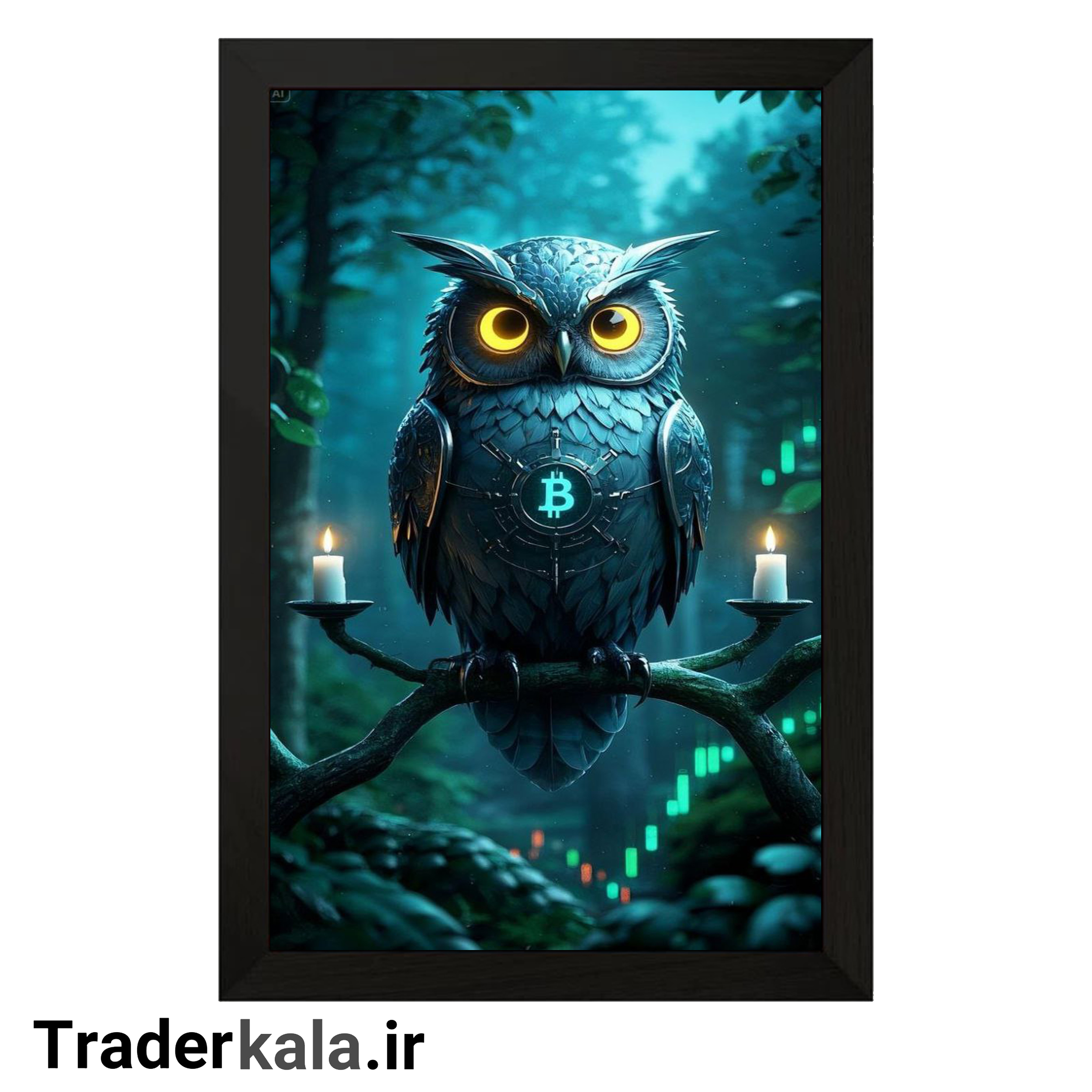 تابلو تریدرکالا طرح بیت کوین کد T1010