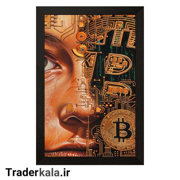 تابلو تریدرکالا طرح بیت کوین کد T1034
