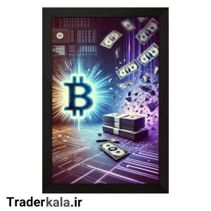 تابلو تریدرکالا طرح بیت کوین کد T1017