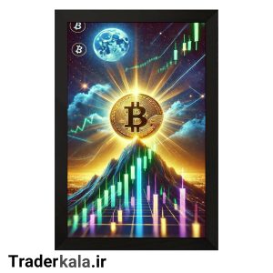 تابلو تریدرکالا طرح بیت کوین کد T1020