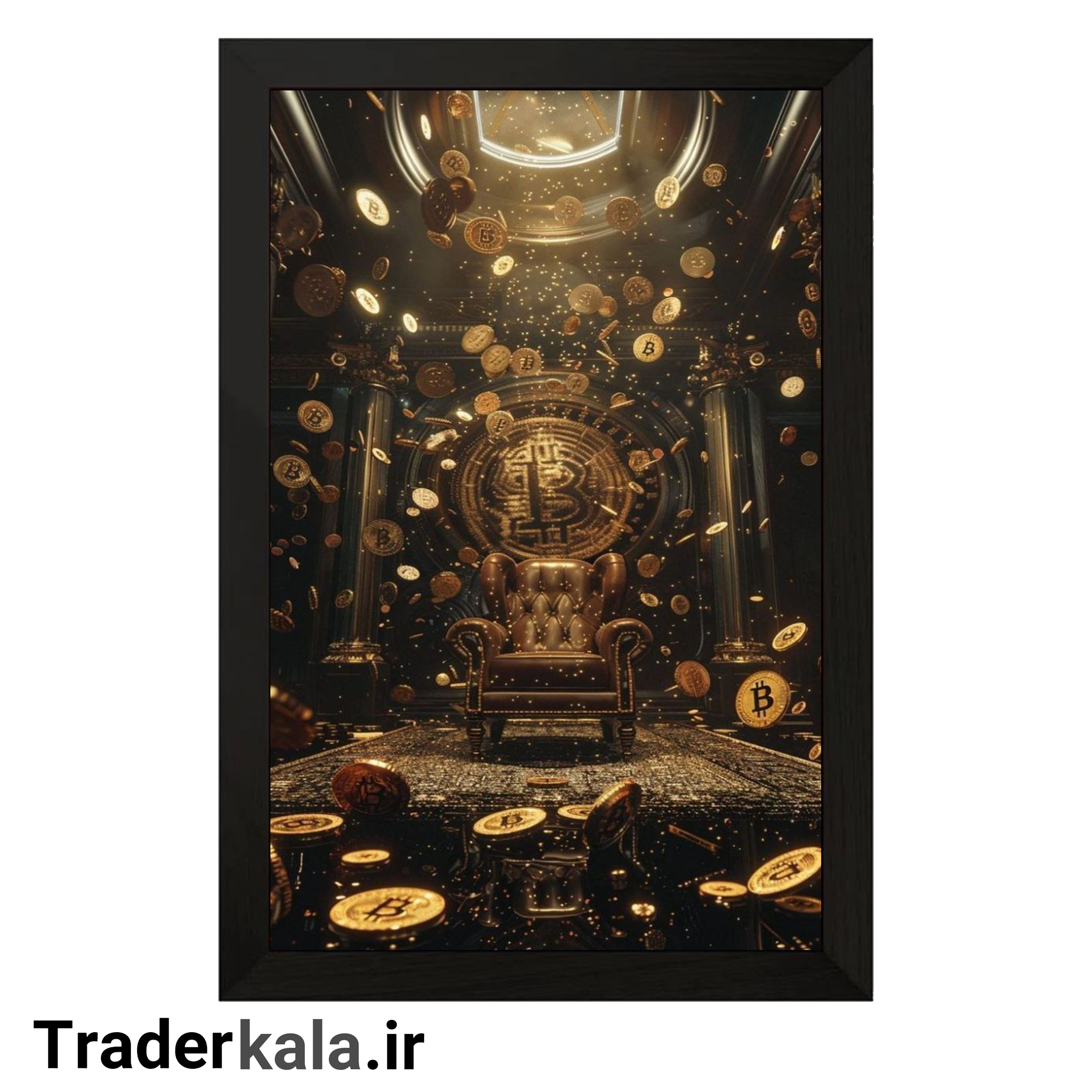تابلو تریدرکالا طرح بیت کوین کد T1025