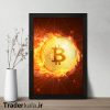 تابلو تریدرکالا طرح بیت کوین کد T1001